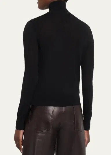 Nili Lotan Larkin Merino Wool Turtleneck Sweater | Thumbnail 3 Nili Lotan Larkin Merino Wool Turtleneck Sweater | Thumbnail 3