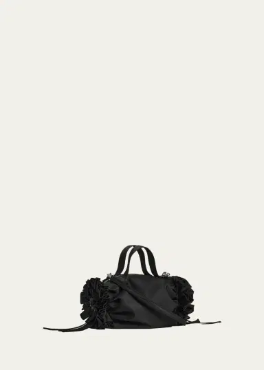 Simone Rocha Mini Embellished Double Ruffle Shoulder Bag | Thumbnail 2 Simone Rocha Mini Embellished Double Ruffle Shoulder Bag | Thumbnail 2