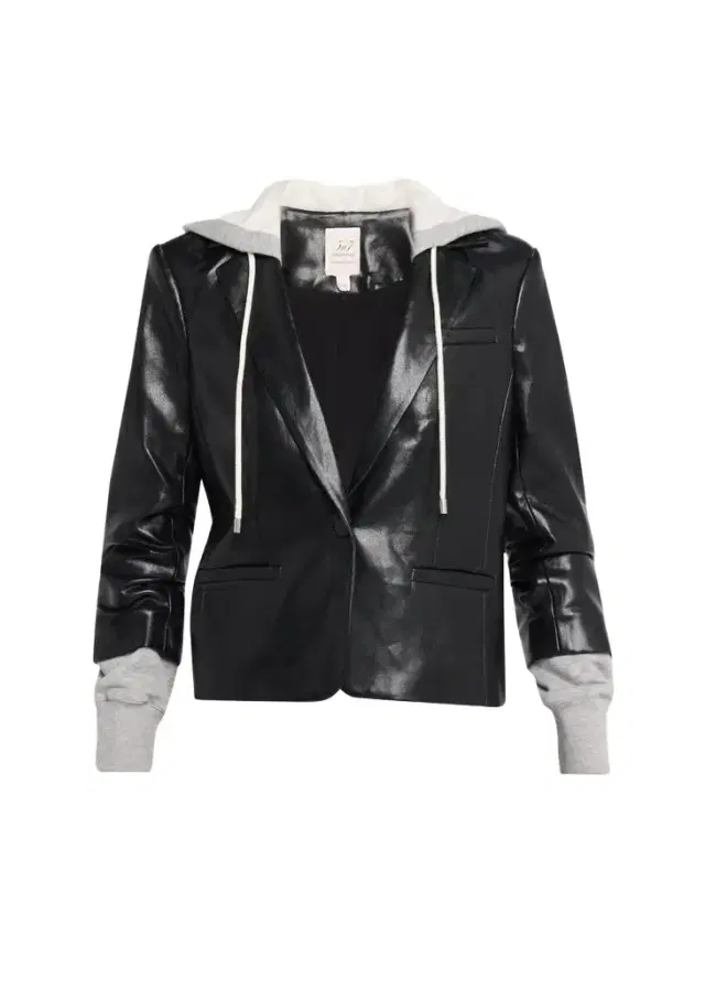 Cinq à Sept Hooded Vegan Leather Jacket