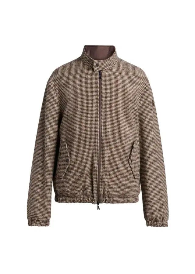 Moncler Grenoble Men's Pied de Poule Short Down Jacket