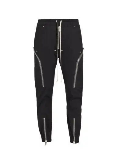 Rick Owens Men's Zipped-Trim Drawstring Joggers | Thumbnail 1