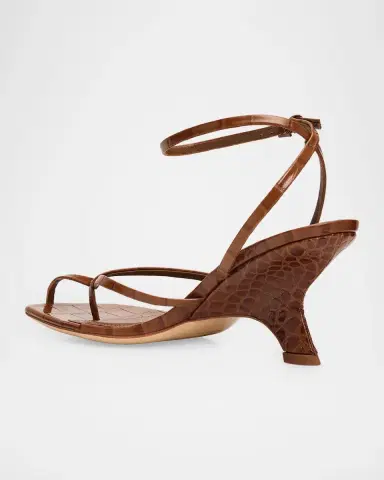 Simkhai 75mm Kelsey Embossed Leather Thong Sandals | Thumbnail 4 Simkhai 75mm Kelsey Embossed Leather Thong Sandals | Thumbnail 4
