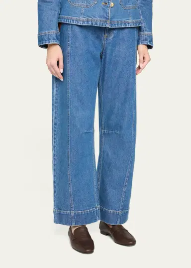 Cinq à Sept Dillon Suede Waist Jeans | Thumbnail 4