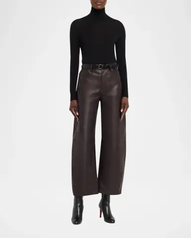 Nili Lotan Larkin Merino Wool Turtleneck Sweater | Thumbnail 2 Nili Lotan Larkin Merino Wool Turtleneck Sweater | Thumbnail 2