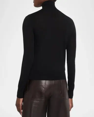Nili Lotan Larkin Merino Wool Turtleneck Sweater | Thumbnail 3 Nili Lotan Larkin Merino Wool Turtleneck Sweater | Thumbnail 3