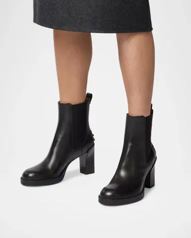 Tod's 80mm Leather Chelsea Boots | Thumbnail 2 Tod's 80mm Leather Chelsea Boots | Thumbnail 2