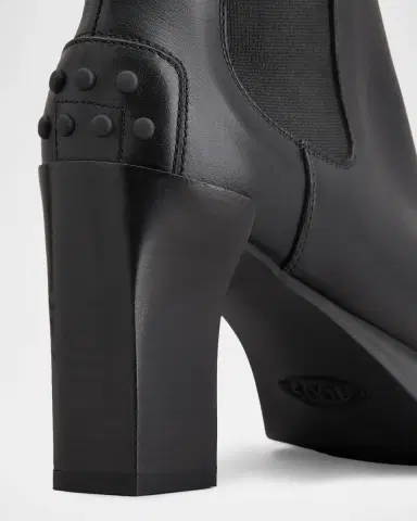 Tod's 80mm Leather Chelsea Boots | Thumbnail 5 Tod's 80mm Leather Chelsea Boots | Thumbnail 5