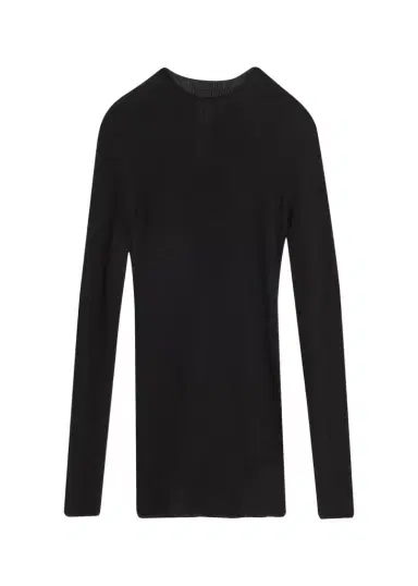 Rick Owens Men's Wool Rib Crewneck Sweater | Thumbnail 1