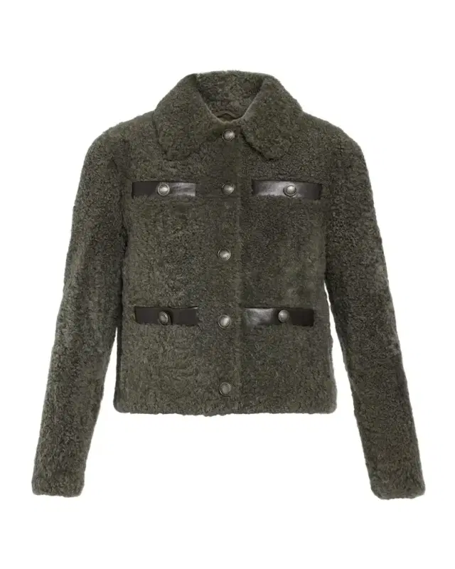 Brunello Cucinelli Fuzzy Soft Lamb Shearling Jacket