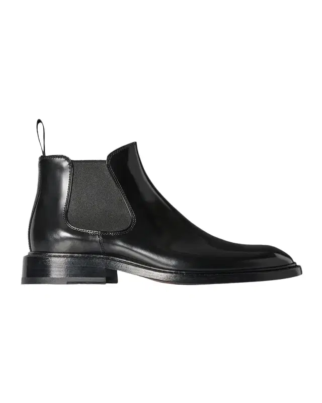 The Row Gable Leather Ankle Boots
