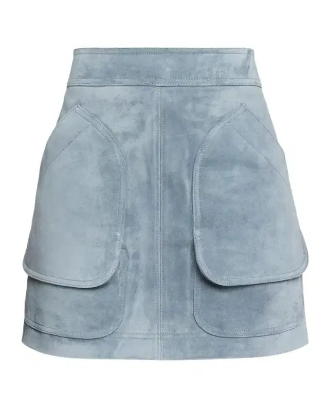Veronica Beard Norwood Suede Mini Skirt