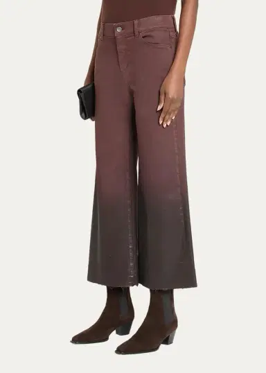Kobi Halperin Rafaella Ombré Flared Crop Jeans | Thumbnail 4 Kobi Halperin Rafaella Ombré Flared Crop Jeans | Thumbnail 4