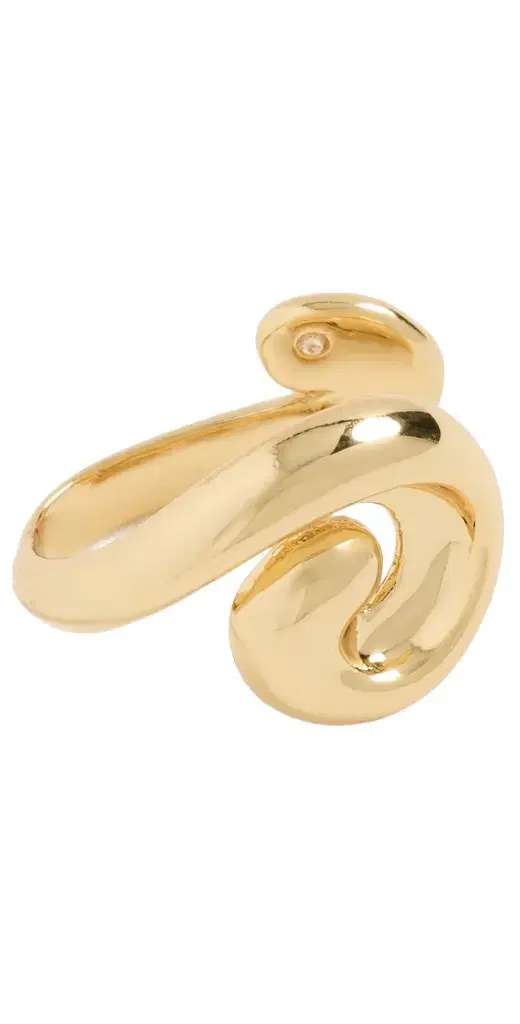 Jenny Bird Gio Ear Cuff High Polish Gold One Size