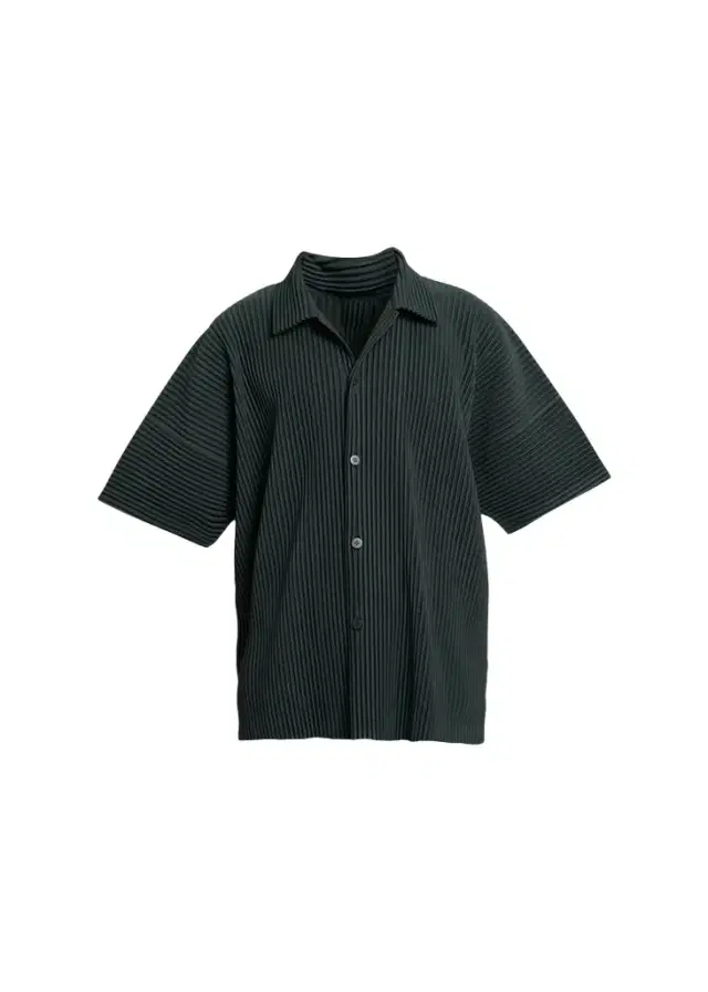 Homme Plissé Issey Miyake Men's Pleated Short-Sleeve Shirt