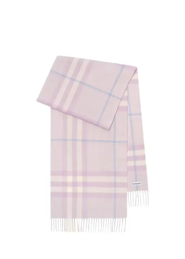 Burberry Fringe-Trim Check Cashmere Scarf