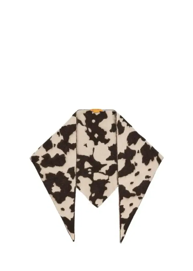 Guest In Residence Grizzly Cowhide Wild Rag Cashmere Scarf