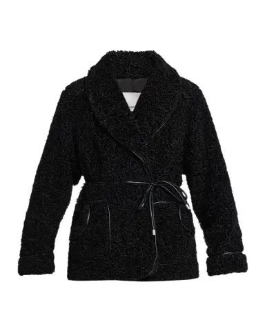 Simkhai Kimia Tie Waist Sherpa Jacket | Thumbnail 1