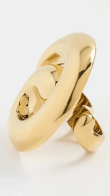 Jenny Bird Renzo Double Ring High Polish Gold S | Thumbnail 4