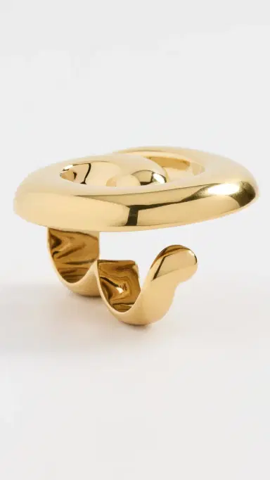 Jenny Bird Renzo Double Ring High Polish Gold S | Thumbnail 5