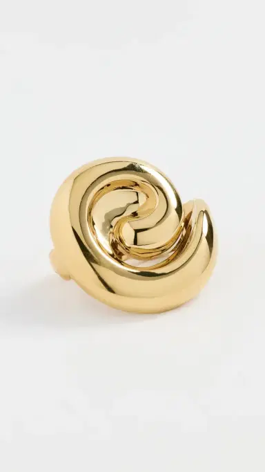 Jenny Bird Renzo Double Ring High Polish Gold S | Thumbnail 6