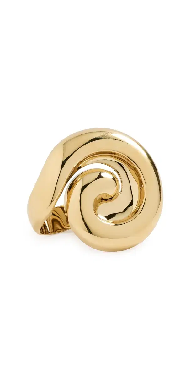 Jenny Bird Renzo Double Ring High Polish Gold S