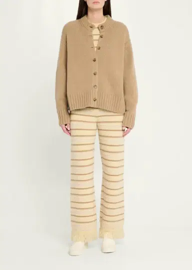 Guest In Residence Cozy Cashmere Crewneck Cardigan | Thumbnail 2