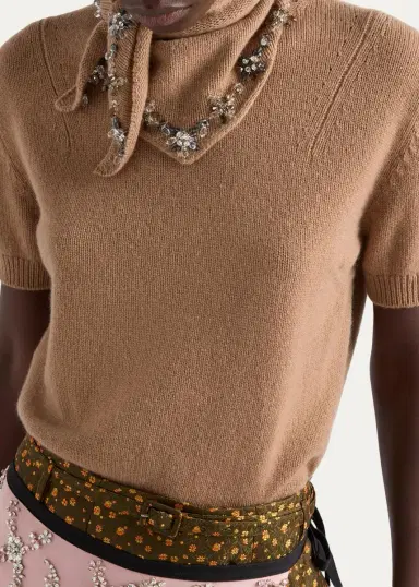 Prada Embellished Cashmere Sweater | Thumbnail 4