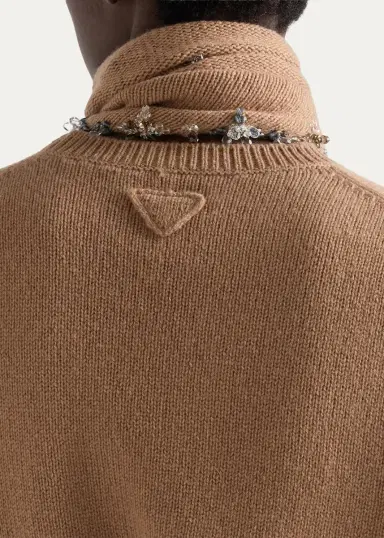 Prada Embellished Cashmere Sweater | Thumbnail 5