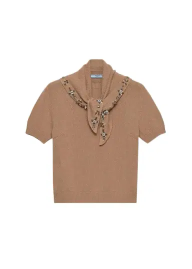 Prada Embellished Cashmere Sweater | Thumbnail 1