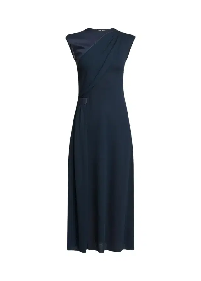 Giorgio Armani Gathered Sleeveless Midi Dress