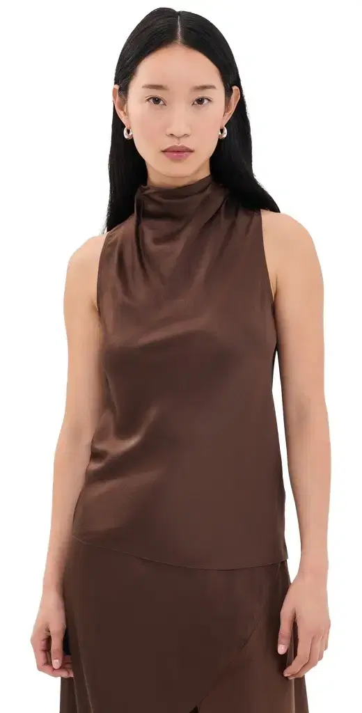 Helmut Lang Tie Neck ilk Top erra