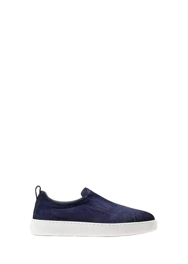 Santoni Victory Suede Low-Top Sneakers