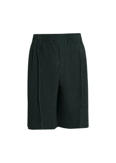 Homme Plissé Issey Miyake Men's Lace Grid Pleated Shorts | Thumbnail 1