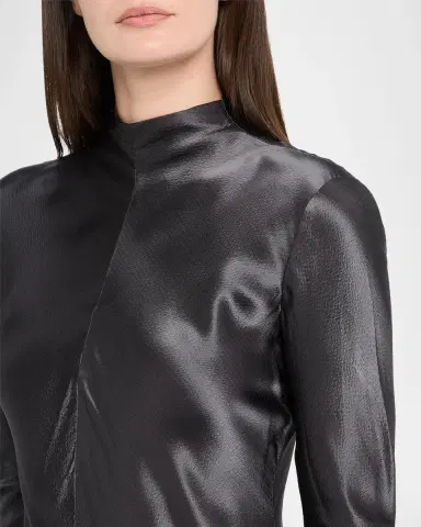 FFORME Mila Satin Drop-Waist Dress | Thumbnail 5 FFORME Mila Satin Drop-Waist Dress | Thumbnail 5