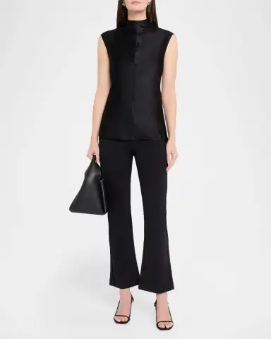 FFORME Rhea Sleeveless Hammered Satin Top | Thumbnail 2