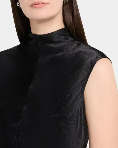 FFORME Rhea Sleeveless Hammered Satin Top | Thumbnail 5