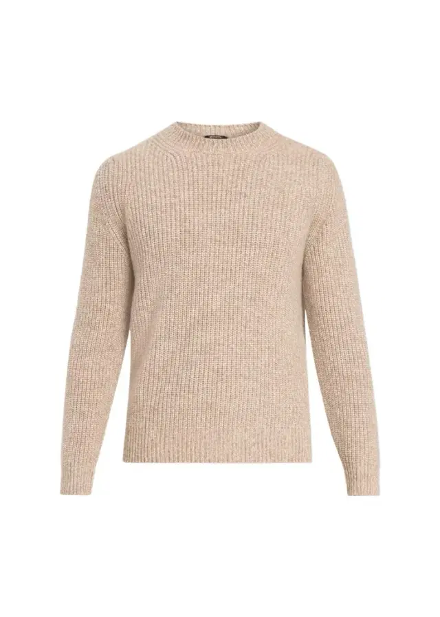 Cesare Attolini Men's Cashmere Rib-Knit Crewneck Sweater