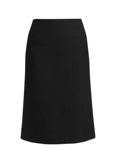 McQueen Sweetheart-Waist Lightweight Tweed Midi Skirt | Thumbnail 1 McQueen Sweetheart-Waist Lightweight Tweed Midi Skirt | Thumbnail 1
