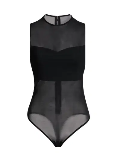 Alice + Olivia Mesh Bandeau Bodysuit | Thumbnail 1
