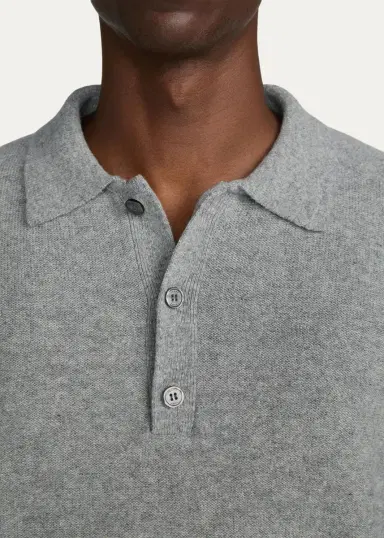 Frame Men's Boiled Wool Polo Sweater | Thumbnail 5