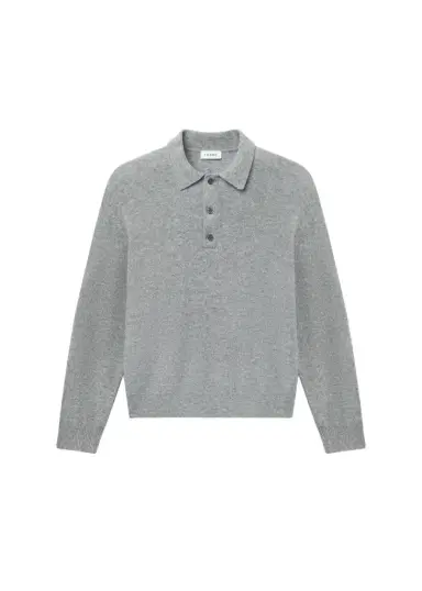 Frame Men's Boiled Wool Polo Sweater | Thumbnail 1