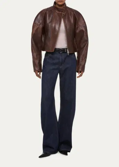 Helmut Lang Leather Saddle Jacket | Thumbnail 2