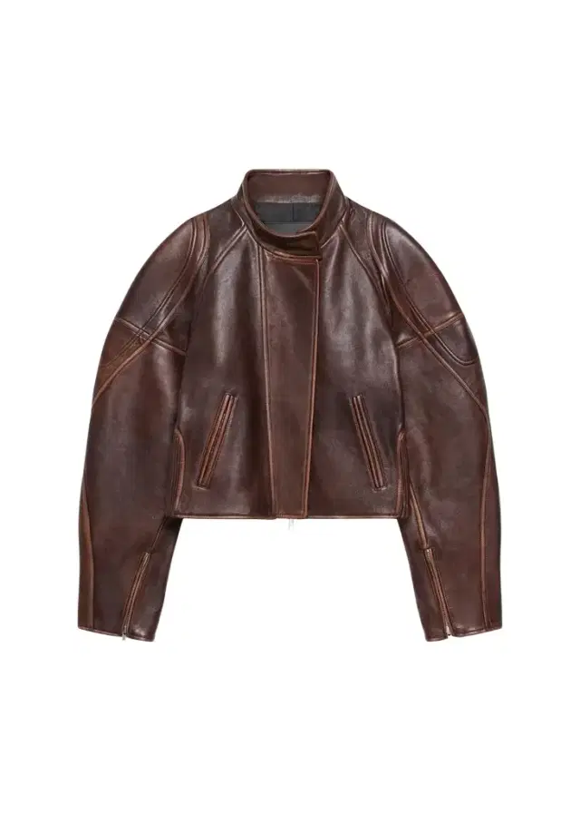 Helmut Lang Leather Saddle Jacket