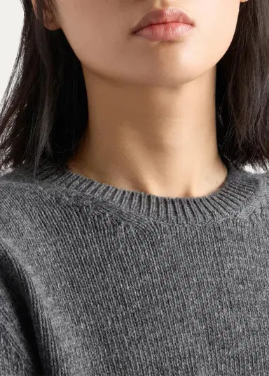 Prada Contrast-Cuff Cashmere-Wool Sweater | Thumbnail 3
