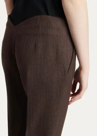 McQueen Sweetheart Ticking Striped Straight-Leg Pants | Thumbnail 5 McQueen Sweetheart Ticking Striped Straight-Leg Pants | Thumbnail 5