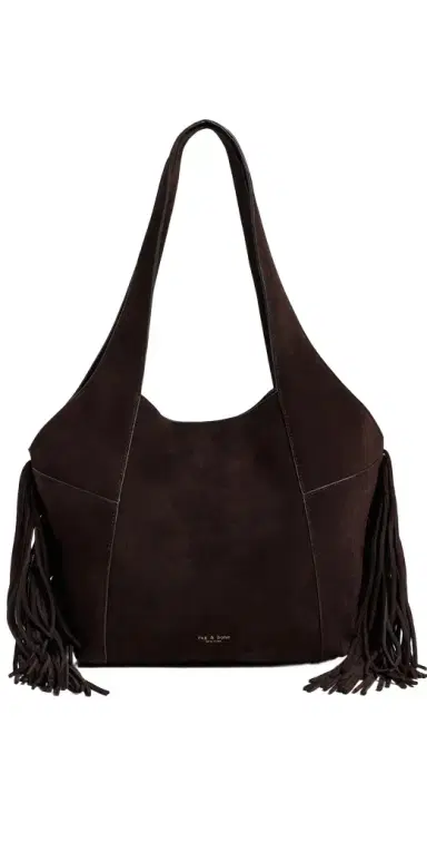 rag & bone Brayton Fringe Carryall Bag Chocolate One Size | Thumbnail 1 rag & bone Brayton Fringe Carryall Bag Chocolate One Size | Thumbnail 1
