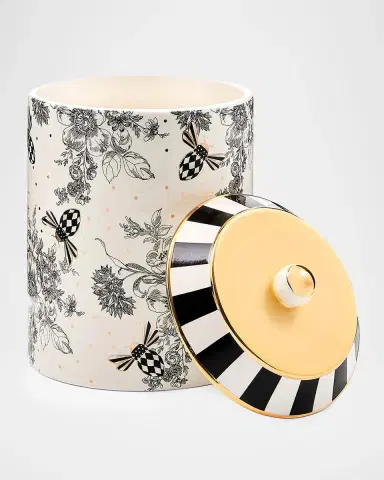 MacKenzie-Childs Bee Toile Ceramic Canister | Thumbnail 2