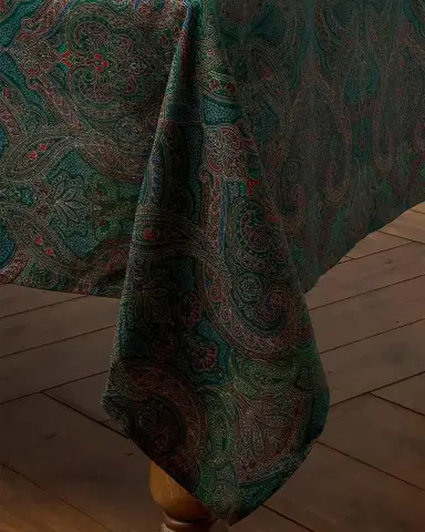 Juliska Paisley Tablecloth, 60" x 120" | Thumbnail 2