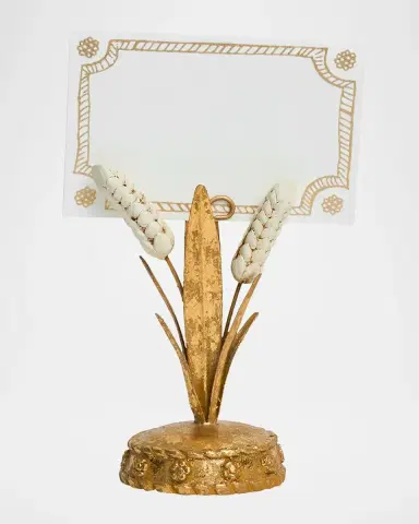 Juliska Forest Walk Wheat Place Card Holder | Thumbnail 2