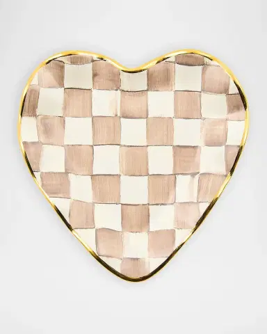 MacKenzie-Childs Mocha Check Ceramic Dish | Thumbnail 2